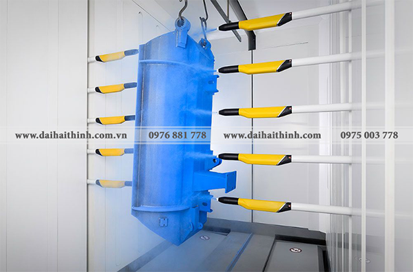 Hệ thống buồng phun sơn tự động