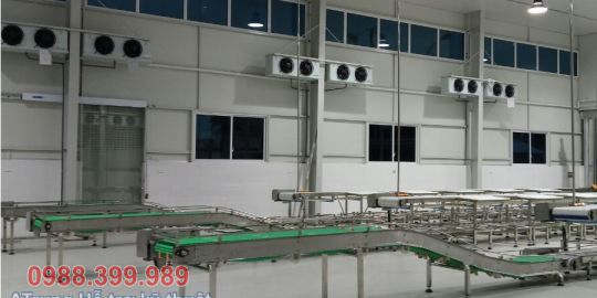 Lắp đặt Hệ thống điều hòa trung tâm tại công ty CP Thực Phẩm Song