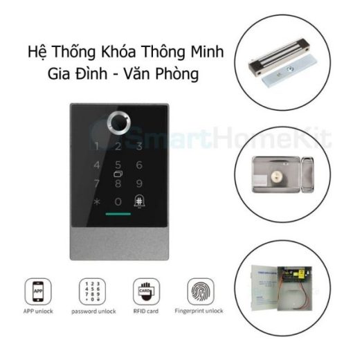 Hệ thống khóa cổng vân tay cho gia đình và văn phòng
