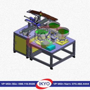 Hệ thống máy gắp Linh kiện tự động cho công đoạn Hàn Lazer