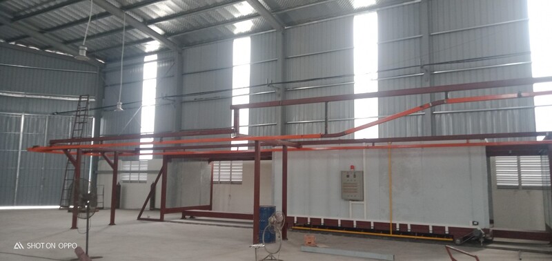 Hệ thống xích tải treo sản phẩm