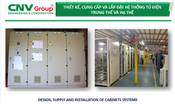 Hệ thống tủ điện trung thế và hạ thế