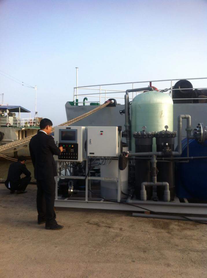 Hệ thống xử lý nước tàu Hải Quân