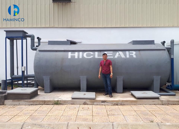 Hệ thống xử lý nước thải 40m3/ngày đêm tại KCN Vsip - Hải Phòng