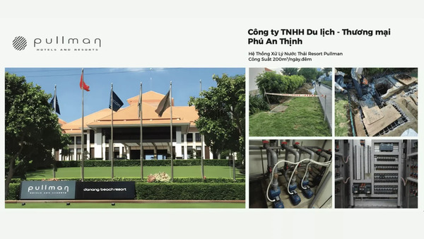 Hệ thống xử lý nước thải Resort Pullman
