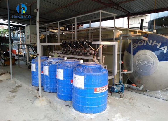 Hệ thống xử lý nước thải sản xuất công suất 20 m3/ngày đêm tại KCN Quang Minh - Hà Nội