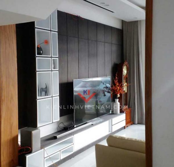 Hệ vách Tivi phòng khách