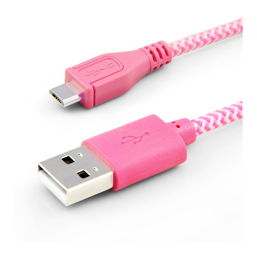 High Quality Micro USB Cable Pink