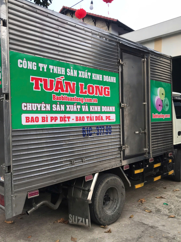 Hình ảnh thi công thực tế quảng cáo GH