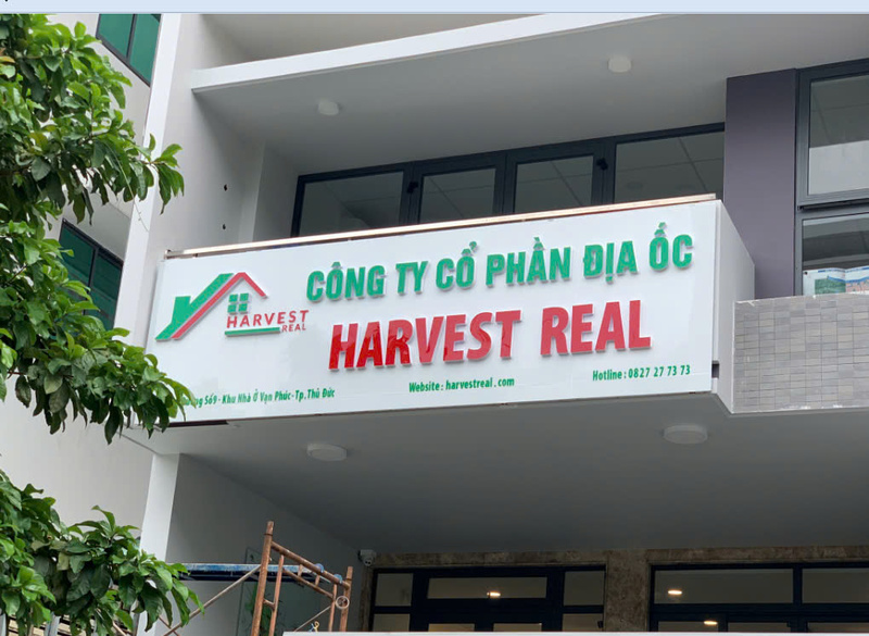 Hình ảnh thi công thực tế quảng cáo GH
