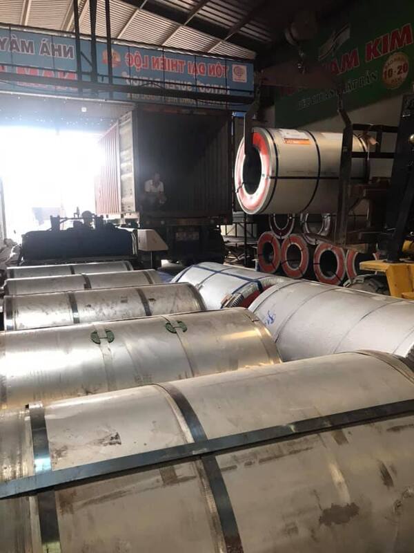 Hình ảnh công ty, kho hàng tôn Nam Hải My