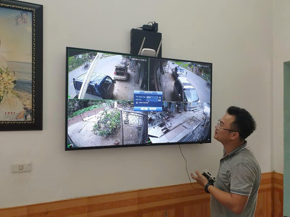Hình ảnh lắp đặt camera