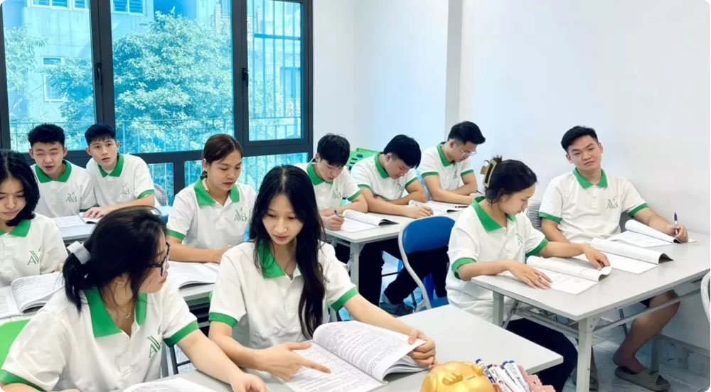 Hình ảnh lớp học công ty AVB