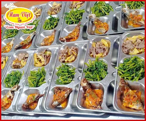 Hình ảnh suất ăn thực tế