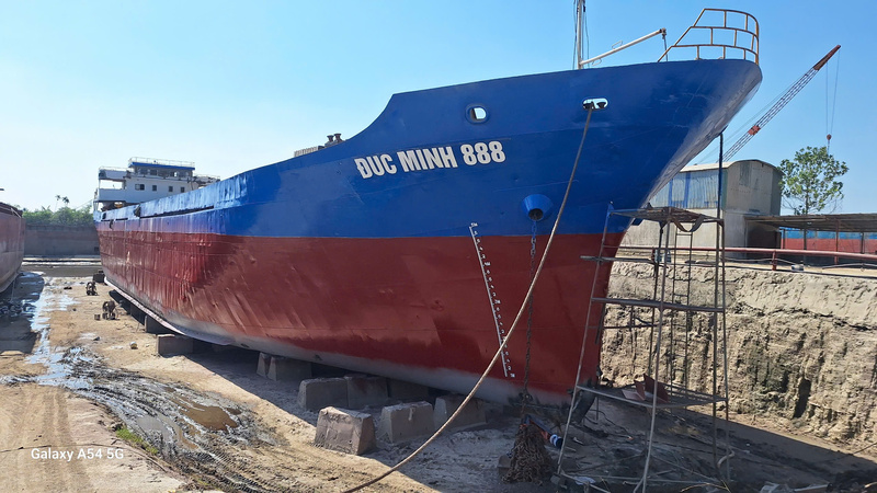 Hình ảnh tàu biển đã sơn
