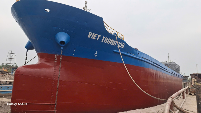 Hình ảnh tàu biển đã sơn