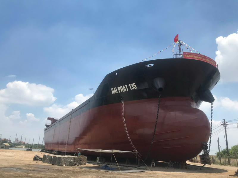 Hình ảnh tàu biển đã sơn