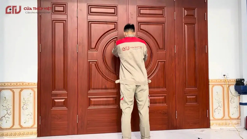Hình ảnh thi công cửa chống cháy