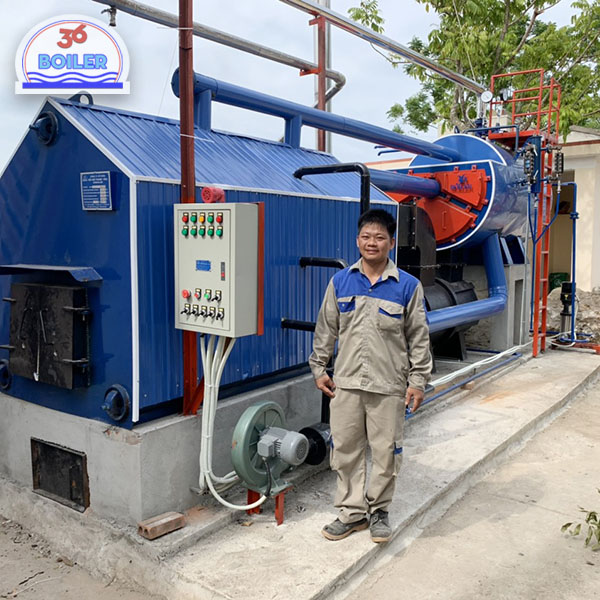 Hình ảnh thi công lắp đặt nồi hơi Thanh Hóa