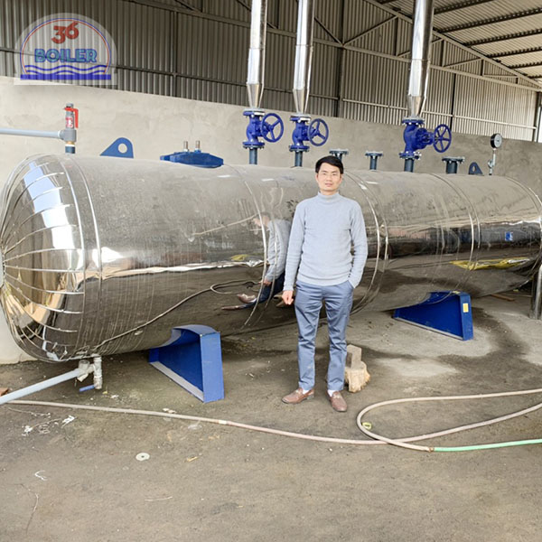 Hình ảnh thi công lắp đặt nồi hơi Thanh Hóa