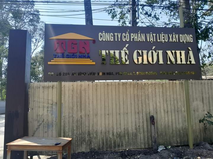 Hình ảnh thi công thực tế quảng cáo GH