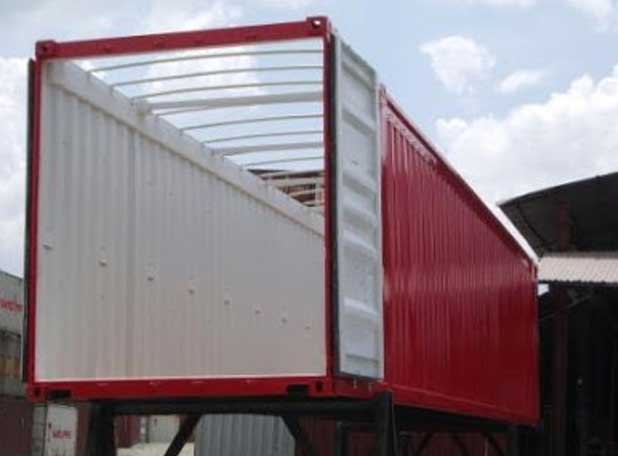 Container hở trên