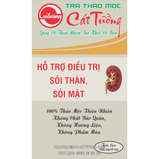 Trà hỗ trợ điều trị sỏi thận, sỏi mật