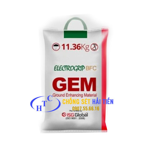 Hóa chất giảm điện trở đất GEM BFC Än Độ – 11.36kg/bao