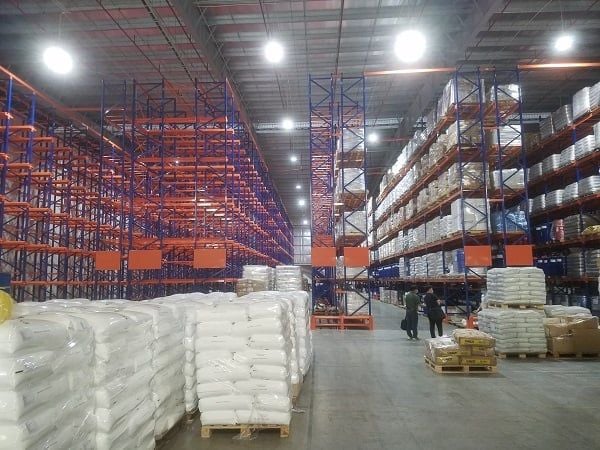 Hoàn thành lắp đặt kệ kho hàng logistics t7/2021
