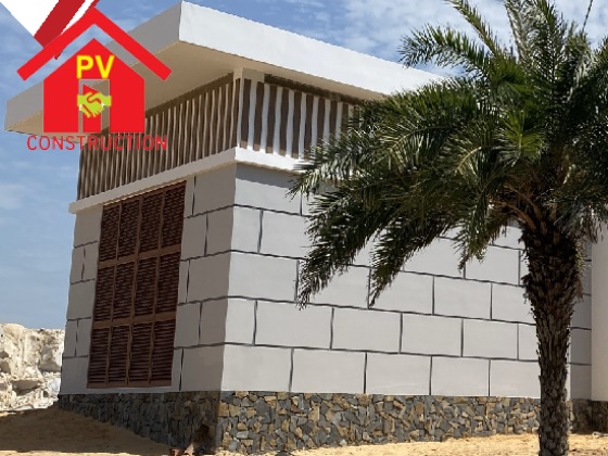 Thi công kết cấu & hoàn thiện trạm điện, bể nước ngầm Khánh Hòa