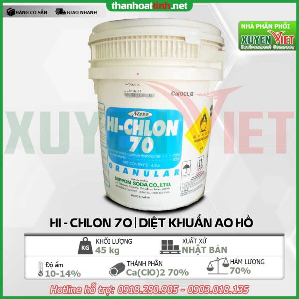 Hóa chất Clorin 70 Nhật