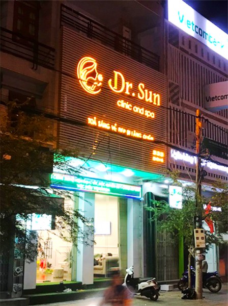 Hộp chữ nổi lam nhôm
