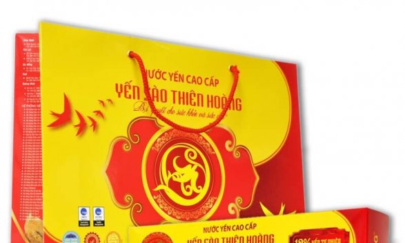 In hộp giấy đựng nước yến