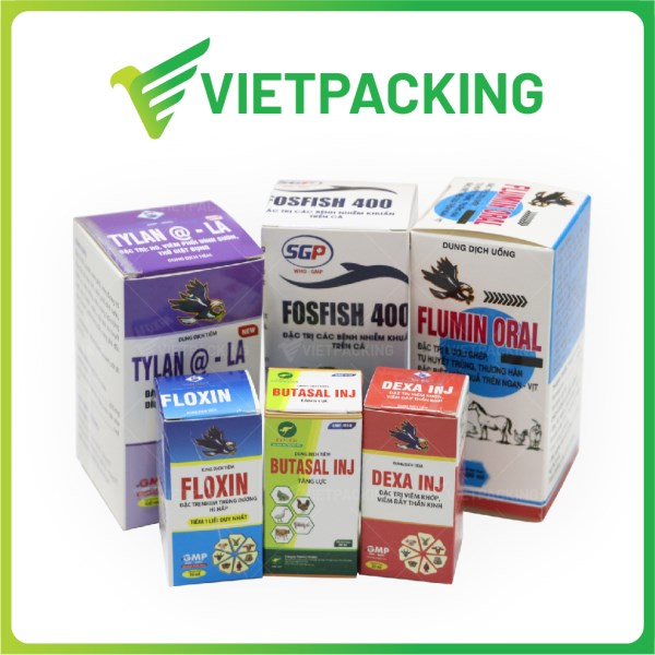 Hộp giấy Offset dược thú y