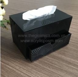 Hộp khăn giấy bằng Mica