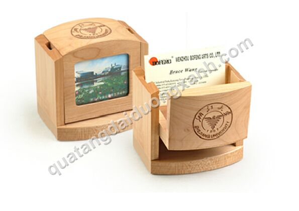 Hộp name card gỗ