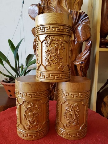 Hộp trà gỗ