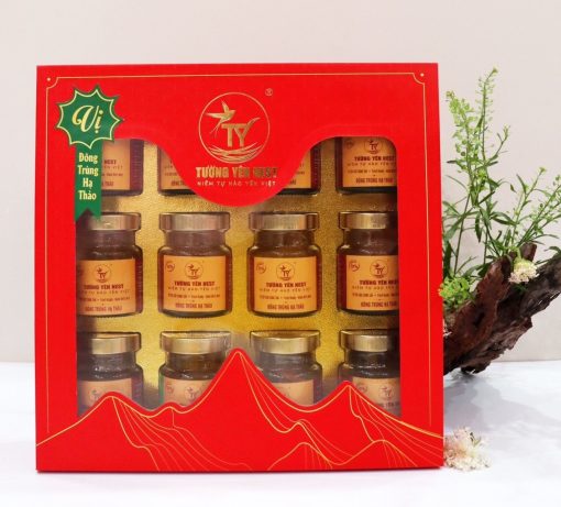 Hộp 12 hũ luxury đông trùng hạ thảo
