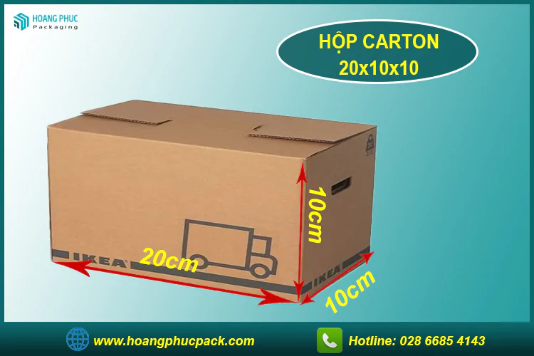 Hộp Carton 20x10x10