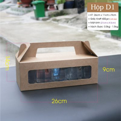 Hộp D1: Hộp đựng yến chưng