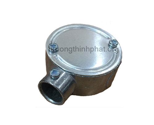 Hộp nối ống thép luồn dây trơn 1 ngả