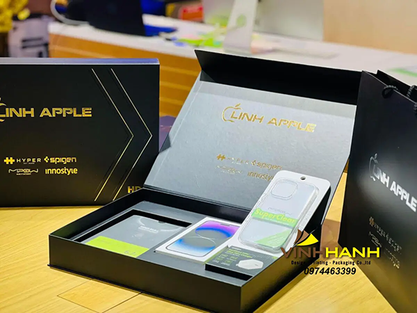 Hộp đựng phụ kiện, ốp lưng điện thoại iphone cao cấp HD Accessories