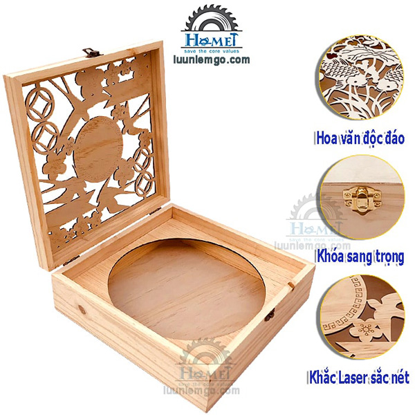 Hộp gỗ đựng yến sào