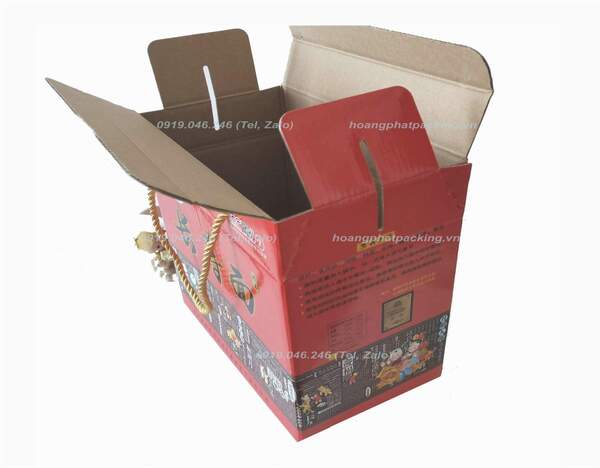 Hộp carton in offset đựng sâm