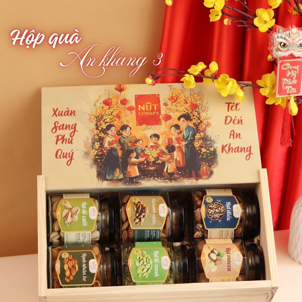Hộp quà tết an khang