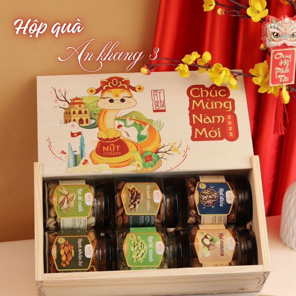 Hộp quà tết an khang
