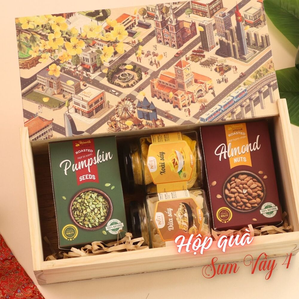 Hộp quà tết sung vầy