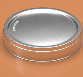 Hộp tròn kim loại D250mm*60mm