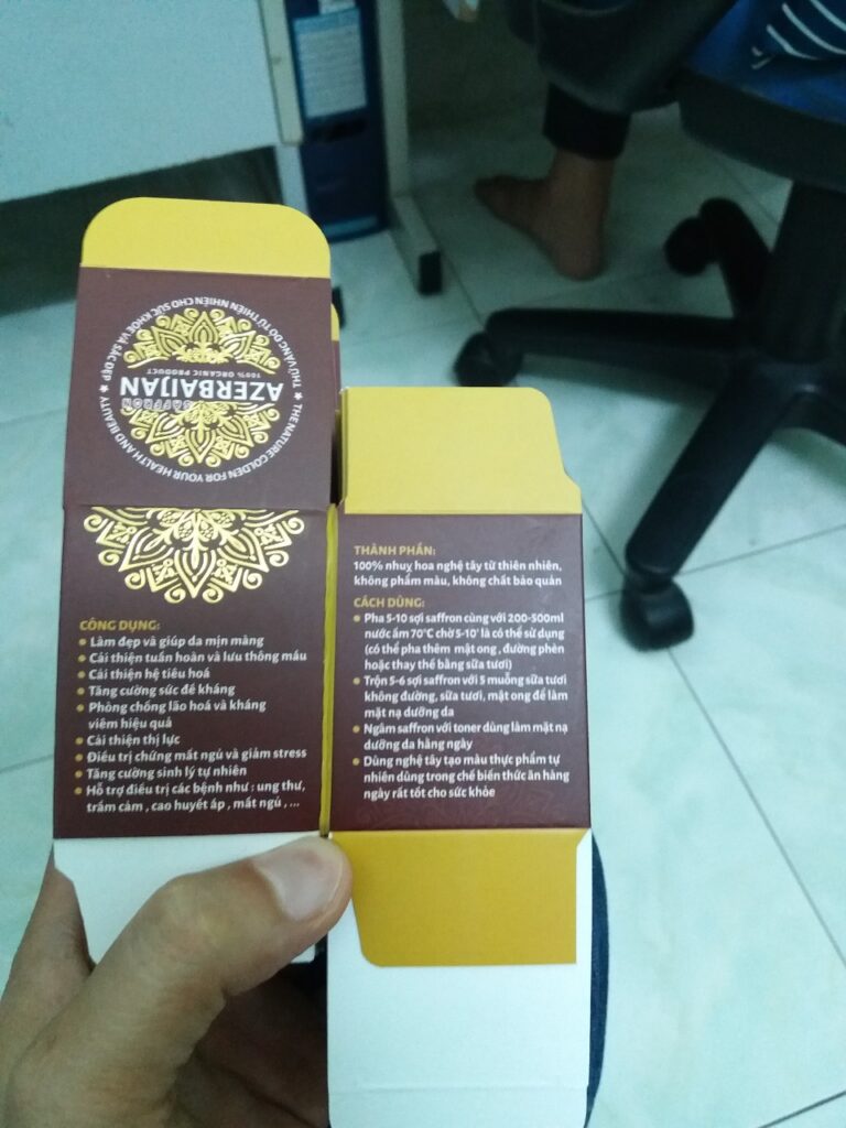 In hộp giấy