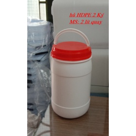 Hủ nhựa 2KG nắp Garenty